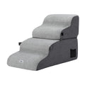 2-in-1 Dog Stairs & Bed – Foldable Foam Pet Steps