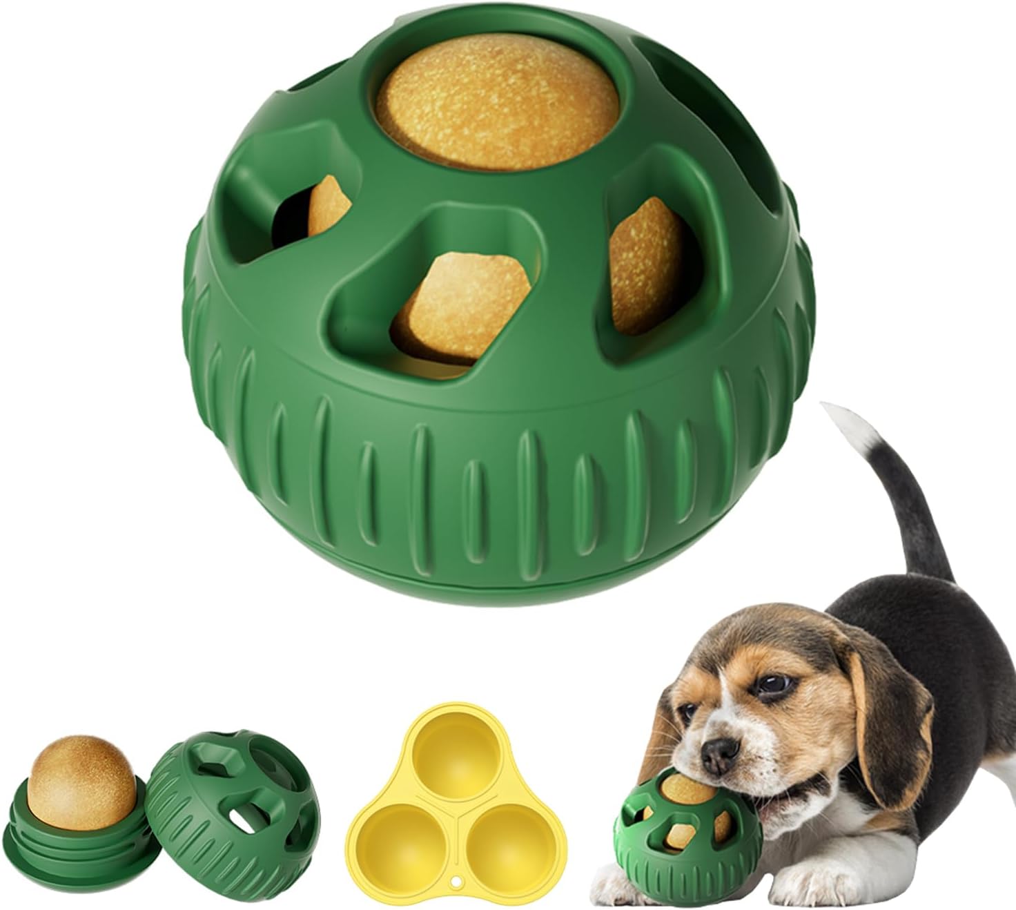 Interactive Puzzle Treat Toy – Slow Feeder Ball for Dogs